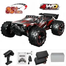 1:16 85KM/H o 50KM/H 4WD RC Auto con telecomando a LED Camion Drift Monster 4x4 ad alta velocità per bambini vs Wltoys 124017   Giocattoli