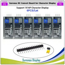 Surenoo Serial IIC I2C TWI Convert Board Modul für 0802 1601 1602 2002 4002 1604 2004 Zeichen LCD Modul Display OLED VFD