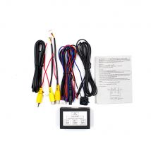 Convertitore di canale di parcheggio per Auto Android 2 Din interruttore automatico vista frontale lato retrovisore telecamera per retromarcia scatola di controllo Video con manuale
