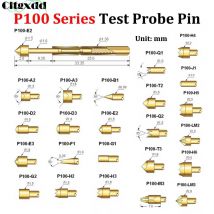 Cltgxdd 10 Stück P100-Serie Federteststift A2 A3 B1 D2 D3 E2 E3 F1 G1 G2 H2 H3 H4 H5 J1 Q1 Q2 T2 LM2 PCB-Sonde Pogo-Pin-Anschluss