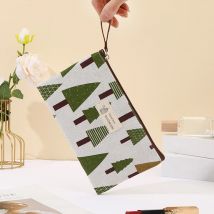 YANZAI Cartoon Große Leinwand Gedruckt Make-Up Tasche frauen Tragbare Kulturbeutel Reise Kosmetische Produkt Lagerung Tasche