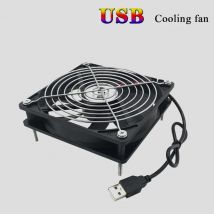 Ventola di raffreddamento per alimentazione USB 120x120x25mm 80x80x25mm 12V per ricevitore DVR Xbox TV Box Router