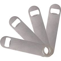 20/40Pcs Heavy Duty Stainless Steel Flat Bottle Opener, Solid & Durable Beer Openers, 5-Inch