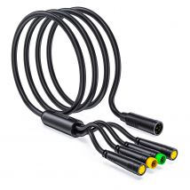 Wasserdichter 1T4 EB-Bus-Kabelbaum für Bafang BBS BBS01 BBS02 BBSHD Mittelmotor Display Bremshebel Daumengashebel Anschluss