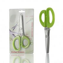 3/4 Schicht Multi Edelstahl Frühlingszwiebel Schere Gemüse Salat Hacken Werkzeug Utility Küche Cutter Schere Zubehör