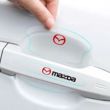 4/8PCS Przezroczysta folia ochronna na klamkę samochodową Naklejka zapobiegająca zarysowaniom dla Mazda 3 Bk 6 Gh CX 5 2 90 30 50 Encosella Atez