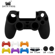 Custodia protettiva in silicone antiscivolo DATA FROG per controller PS4 Cover morbida per gamepad sottile PS4 / PS4 Pro / PS4