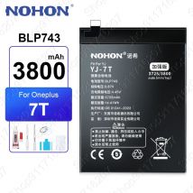 NOHON Ersatzakku für OnePlus 7T 8T 9RT 10T 12 11 9 8 7 6T 6 5T 5 7TPro Telefonbatterien BLP801 BLP685 BLP745 BLP743