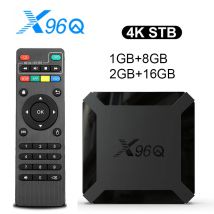 Caliente X96Q Android 10,0 caja de TV inteligente rápida 2GB 16GB Allwinner H313 Quad Core 4K 2,4G Wifi decodificador 1G8G reproductor multimedia