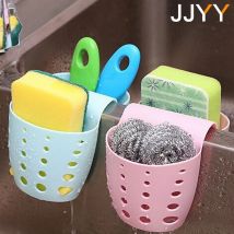 Stonego Utensili da cucina Lavello da cucina Stile sella Doppio portaspugna in silicone Lavello Rack Organizzatore di stoccaggio Sapone da cucina