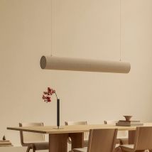 Lampa wisząca do restauracji, herbaciarni, w stylu zen, antycznym, do gabinetu, nad bar, kremowa, w stylu wabi sabi, minimalistyczne oprawy oświetleniowe