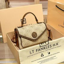Leichte Luxusmarke Designer Damen handtasche kleine quadratische Tasche 2024 neue Mode High-End Herbst und Winter Single Shoulder Crossbo