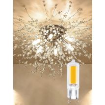 G9 LED Bulb 3W COB Glass Lamp 220V 110V Warm White 3000K White 6000K Energy Saving Light Replace Halogen Crystal Chandelier