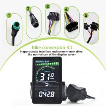 M6C Elektrische Fahrrad Computer USB Aufladbare Verdrahtete Fahrrad Radfahren Computer Multi-funktion Fahrrad Lcd-computer-geschwindigkeitsmesser-grüne