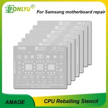 AMAOE Reballing Schablone Für Samsung A14 A54 S21 S22 A33 A53 CPU RAM Exynos 1330 1380 SPU 16 Zinn Pflanzung Motherboard Reparatur Werkzeuge