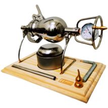 230ml Edelstahl automatische Mini-Popcorn-Maschine nach Hause kleine Popcorn-Töpfe altmodische handge kurbelte Popcorn-Hersteller