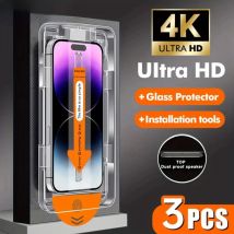 1-3PCS 8K Protector de pantalla fácil de instalar sin polvo para Xiaomi 11 Lite 5G Ne 14T 15T Pro 13T 12T 11T 10T 14 13 12 vidrio templado