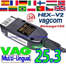 2025 VCDS VAGCOM Interfaccia VCDSCAN HEX V2 Aggiornamento 25.3 PER VW Per AUDI Skoda Seat Auto multilingue Strumenti di diagnosi Autocom