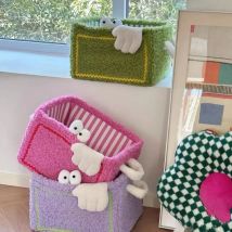 Nette Baby Windel Tasche Windel Spielzeug Lagerung Korb Kinder Kleidung Schuhe Organizer Bettwäsche Lagerung Box Kinderzimmer Dekoration