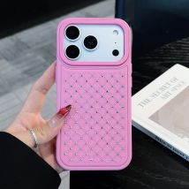 Dazzling Jewelled Cover Funda For iPhone 17 Pro Max Glitter Rhinestone Cases For iPhone 14 15Pro 16 Pro Max Soft Silicone Case