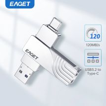 EAGET CF30 USB 3. 2 Chiavetta USB da tipo C a USB Pen Drive 1T 32 GB 2 in 1 Chiavetta USB 3.2 Chiavetta USB Tipo-C Pendrive