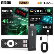 MECOOL MEgo1 4K TVStick 2025 With Google Certified Netflix 4K AI SR/PQ 2+8G RTD 1325 HDR10+ WiFi 2.4G/5G BT5.0 Steaming Player
