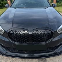 Diamond Style Frontstoßstangen-Nierengitter für 1er F40 M Sport 2019 2020 2021 2022 116i 118d 120d 128ti M135i Grillnetz