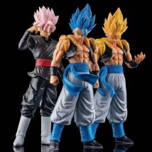 31CM Dragon Ball Z Super Saiyan The Peach Blue Gogeta PVC Action Figure Model Toys Desktop Decoraction regalo di compleanno per bambini