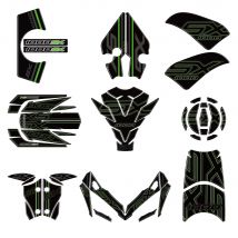 Für KAWASAKI NINJA 1000SX 2020 2021 2022 2023 2024 2025 Motorrad 3D Gel Schutz System Voll Verkleidung Aufkleber Schutz Kit