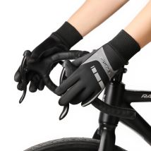 Männer Winter Wasserdichte Radfahren Handschuhe Outdoor Sport Laufen Motorrad Ski Touchscreen Fleece Handschuhe Nicht-slip Warme Volle Finger