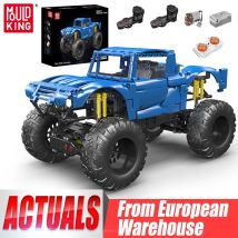 Mould King 18039 Giocattoli per auto tecniche Il telecomando Bigfoot Truck Building Block Assembly Set di mattoni per auto Regalo di Natale per bambini