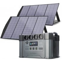 ALLPOWERS Solar Generator 1500W / 2000W / 2400W Portable Power Station (400W Solar Panel Include) for Power outage, Emergency,RV