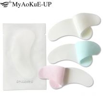 50pairs Eye Patches Under Eye Pads Paper Gel Lash Pad Eye Sticker Tips Wraps Hydrogel Eyelash Extension Patch Makeup Tool