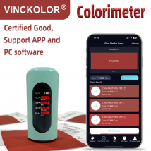 Mobiles APP-Kolorimeter, tragbarer Farbanalysator, mehr als 30 Register, wie RGB, Labor, für Farbanpassungen, Farbunterschiede messen