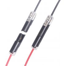 60 pz Connettori per cavi a disconnessione rapida Connettore per cavo sicuro a bassa tensione per connettori per cavi senza saldatura 16-18 AWG 1 filo