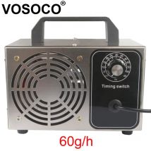 VOSOCO 60g/h Generator ozonu Przenośny ozonator Oczyszczacz powietrza Sterylizator Leczenie Usuwanie Formaldehyd Ozon Maszyna
