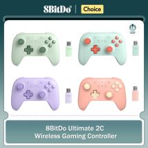 Bezprzewodowy kontroler gier 8BitDo Ultimate 2C do komputerów PC, Windows 10, 11, Steam Deck, Raspberry Pi, akcesoria do gamepadów z systemem Android