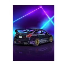 Diamond Painting Tokyo Street Racing Car Nissan GTR Synthwave Neon Landscape Diamond Mosaic Decoration Wall Art Room Home Decor