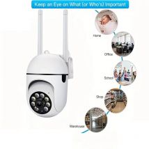 IP-Kamera Smart Outdoor Home Security WIFI CCTV-Überwachung mit Farbnachtsicht Wireless HD 2-Wege-Audio 1080P