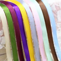 (25 Yards/Rolle) einseitiges Satinband, Geschenkverpackung, Weihnachtsdekoration, DIY-Bänder, Stoff (6/10/12/15/20/25/40 mm)