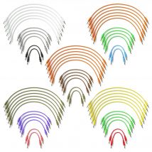 ExcelValley - 12-Pack - Cavi Modulari Patch Mono TS 3.5mm 1/8 pollice Eurorack Sintetizzatore