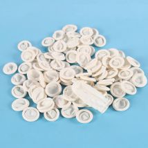 100 pezzi di protezioni per dita usa e getta per le punte delle dita, stampi in resina epossidica fai da te, strumenti per la creazione di guanti da dito in gomma