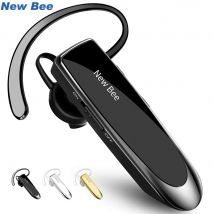 New Bee B41 Auricolari Bluetooth 5.0 senza fili Mini auricolare vivavoce 22 ore di riproduzione musicale Auricolari con microfono CVC 6.0 per iPhone