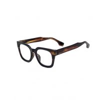 Klare große Box-Lesebrille für Männer und Frauen mit tintenfarbener, dicker Box-Lesebrille.