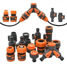 1/2'' 3/4'' 1'' Wasserhahn Schlauch Schnell Anschluss Ventil Nippel OD16mm 20mm 32MM Garten Schlauch Waterstop armaturen Bewässerung Gun Adapter