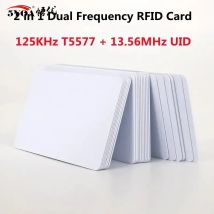 5YOA IC+ID UID Rewritable Composite Key Cards Keyfob Dual Chip Frequency RFID 125KHZ T5577 EM4305+13.56MHZ Changeable Writable