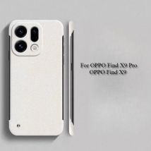 Frameless Ultra thin Sandstone Shockproof Case For Oppo Find X9 Pro Hard PC Phone Protection Cover For Find X9 X9Pro Shell