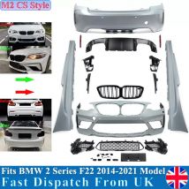 Für BMW 2er F22 Coupe Upgrade M2 CS Style Frontstoßstangenlippe und Diffusor hinten Komplette Kits Bodykits 220i 225i M240i 230i