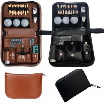 【Sitljin Fafafa】Premium Golf-Geschenkset, tragbares Golf-Zubehör-Set, Ballscorer, Entfernungsmesser, Rasenwerkzeuge mit Premium-Holster