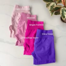 Pantaloncini da palestra da donna Pantaloncini da yoga a vita alta Pantaloncini senza cuciture Scrunch Bum Abbigliamento da palestra Pantaloncini da corsa elasticizzati per bottino da donna
